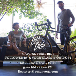 Yoga ride with Om On Yoga.... Let's Ride.