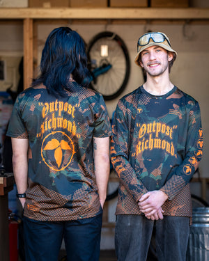 Outpost Adventure Supplies Keepin' it Real Trail Jersey Camo SS