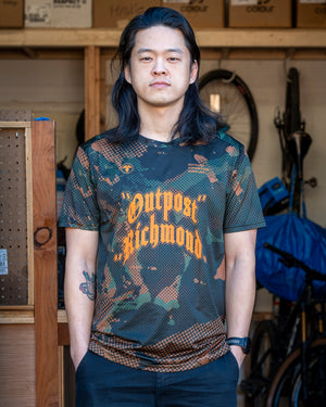 Outpost Adventure Supplies Keepin' it Real Trail Jersey Camo SS