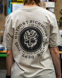 Outpost Service Dept.  "Those Who Wench Tomorrow" T Shirt Tan