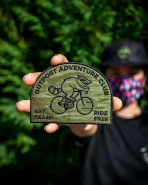 Outpost Adventure Club Eat Trash Ride Free Patch