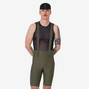 Rapha Men's Brevet Element Cargo Bib Shorts Deep Depths Kalamata