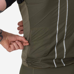 Rapha Men's Brevet Element Gilet Green Dark Green