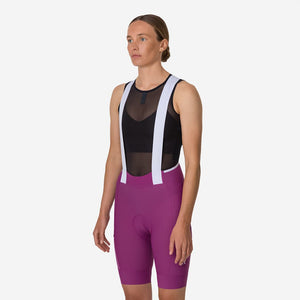 Rapha Women's Brevet Element Bib Shorts 
Amethyst White Alyssum