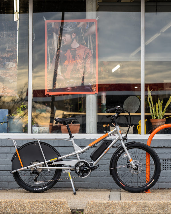 YUBA, Kombi E5, Cargo eBike, Silver