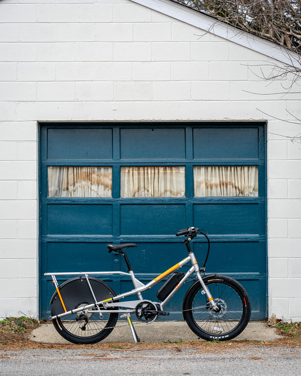 YUBA, Kombi E5, Cargo eBike, Silver