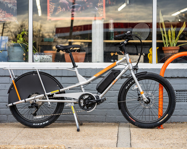 YUBA, Kombi E5, Cargo eBike, Silver