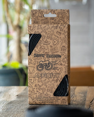 Affinity x Keith Haring b&W bar tape