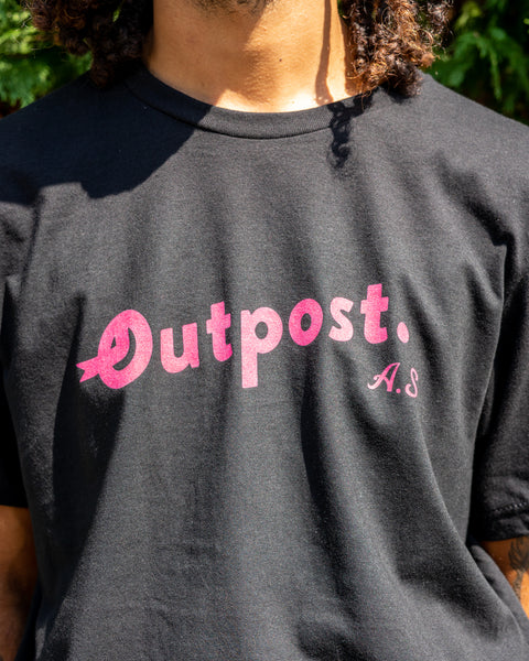 OUTPOST A.S. GRUPPETTO SPORTIVO T Black/ Pink