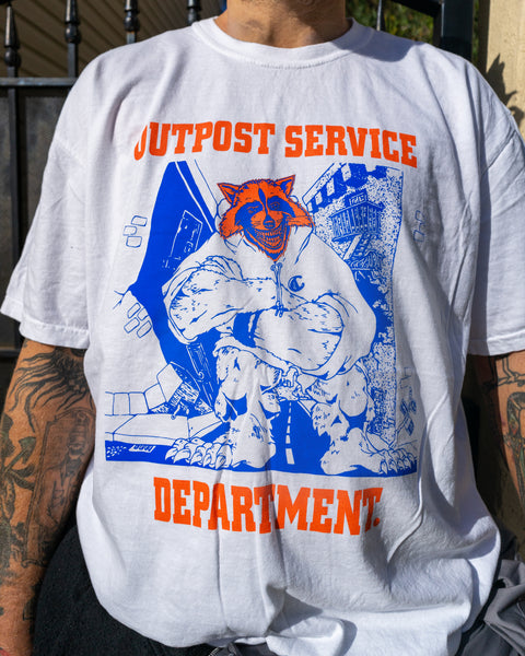 Outpost Service Department Youth Crew T SS White